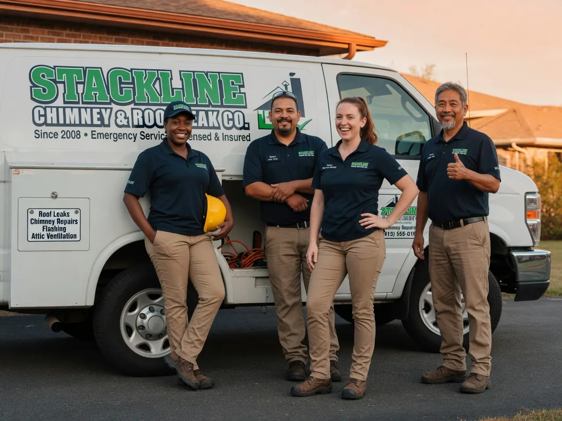 Chimney flashing repair company in Diboll, TX